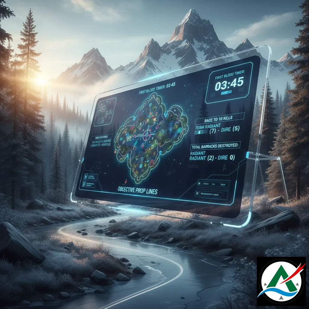 Data screen tracking kills and objective metrics for competitive esports