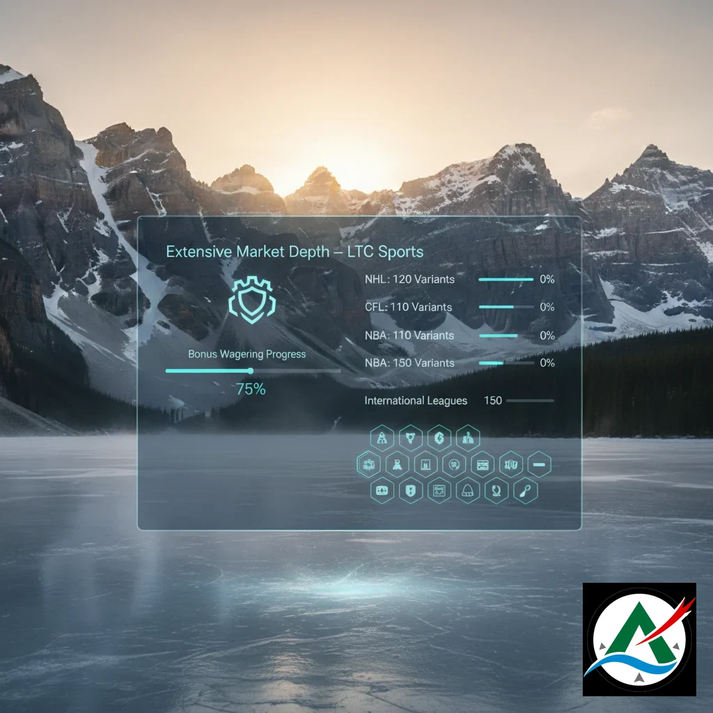 Sports arena tablet interface listing match markets and point spreads